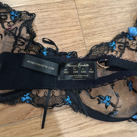 Honey Birdette Pascale Bra 32D - Picture 4 of 4